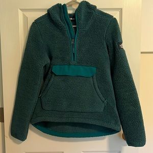 The North Face Women's Campshire Pullover Hoodie, Teal, XS